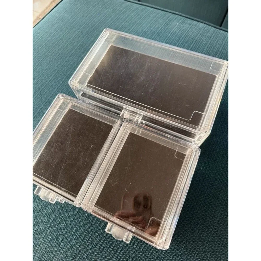 2 Pc Stacking Makeup Drawer Organizers Clear Acrylic
